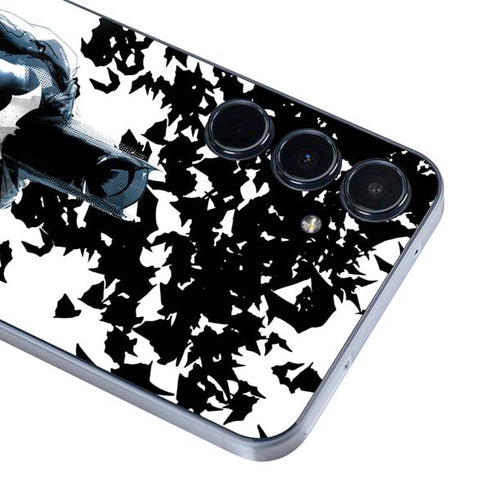 DC Comics Batman Holding batarang Art Galaxy A35 5G Skin