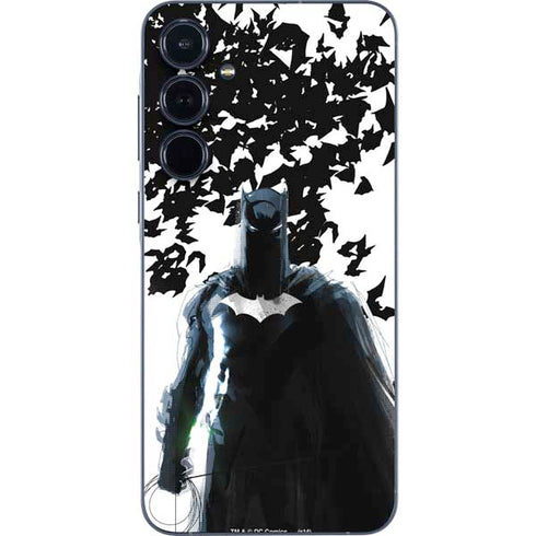 DC Comics Batman Holding batarang Art Galaxy A55 5G Skin