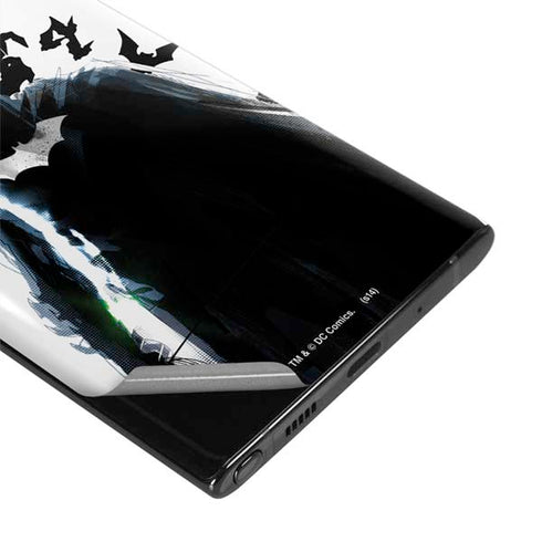 DC Comics Batman Holding batarang Art Galaxy Note 10 Plus Skin