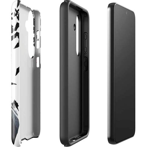 DC Comics Batman Holding batarang Art Galaxy S25 Impact Case