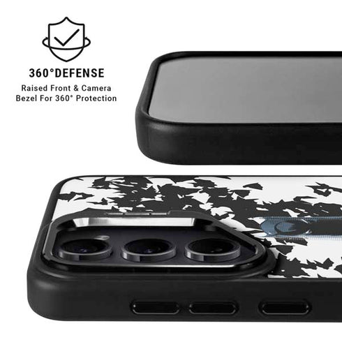DC Comics Batman Holding batarang Art Galaxy S25 Kickstand Case