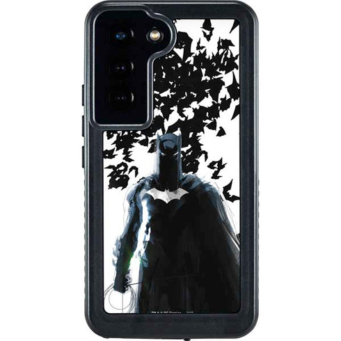 DC Comics Batman Holding batarang Art Galaxy S24 Waterproof Case