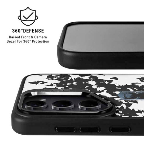 DC Comics Batman Holding batarang Art Galaxy S25 FE Kickstand Case