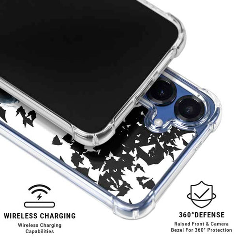 DC Comics Batman Holding batarang Art Galaxy S25 Plus Clear Case