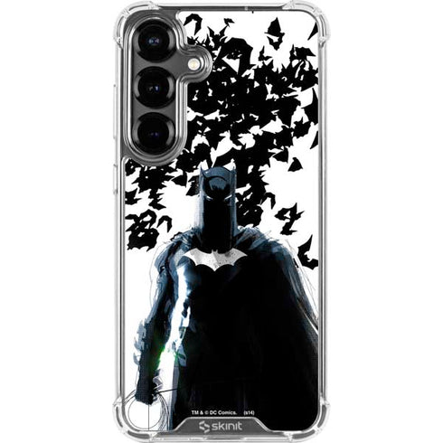 DC Comics Batman Holding batarang Art Galaxy S26 Plus Clear Case