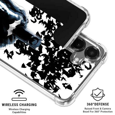 DC Comics Batman Holding batarang Art Galaxy S26 Plus Clear Case