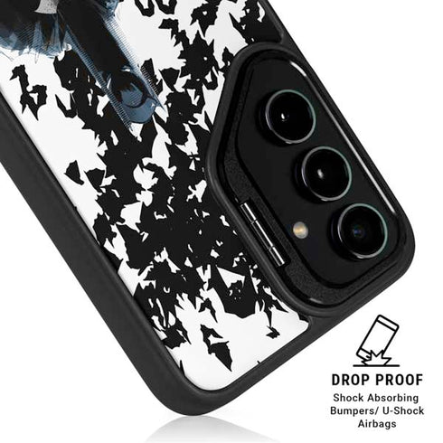 DC Comics Batman Holding batarang Art Galaxy S26 Plus Kickstand Case