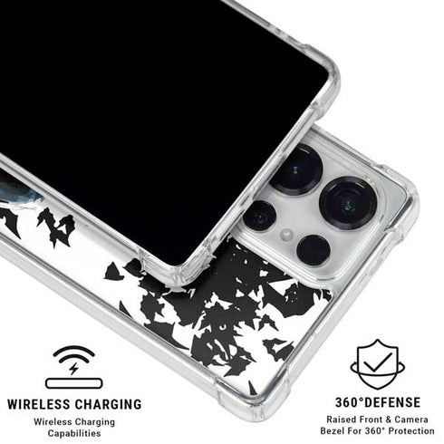 DC Comics Batman Holding batarang Art Galaxy S26 Ultra Clear Case
