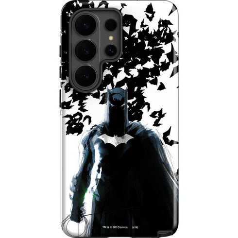DC Comics Batman Holding batarang Art Galaxy S26 Ultra Impact Case