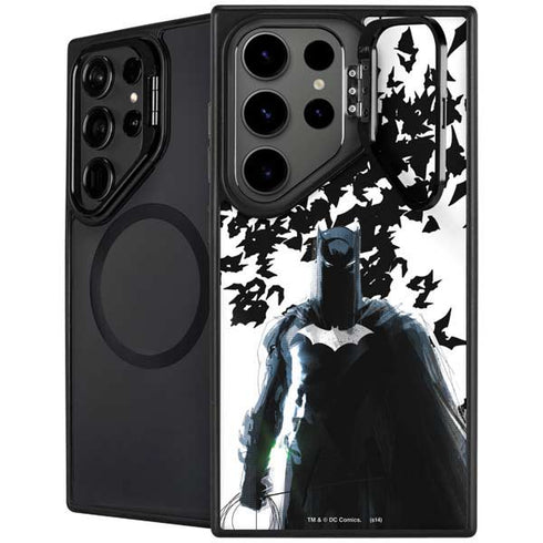 DC Comics Batman Holding batarang Art Galaxy S26 Ultra Kickstand Case