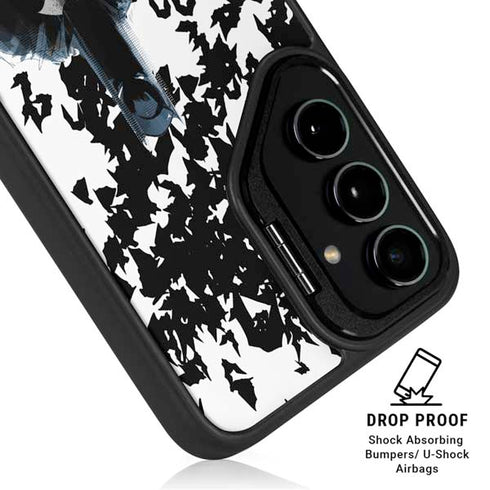 DC Comics Batman Holding batarang Art Galaxy S26 Ultra Kickstand Case