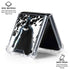 DC Comics Batman Holding batarang Art Galaxy Z Flip6 Clear Case