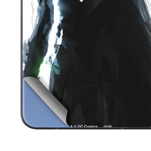 DC Comics Batman Holding batarang Art Galaxy Z Fold5 5G Skin