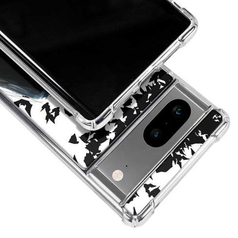 DC Comics Batman Holding batarang Art Google Pixel 8a Clear Case