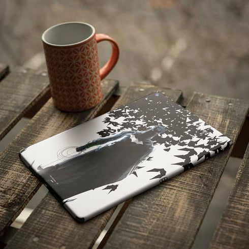DC Comics Batman Holding batarang Art iPad Skins