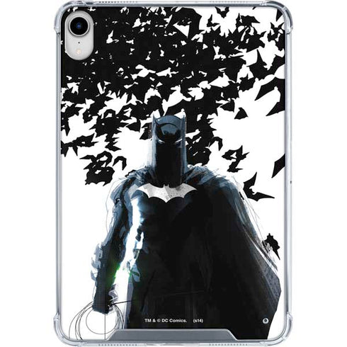 DC Comics Batman Holding batarang Art iPad 11th Gen (2025) Clear Case