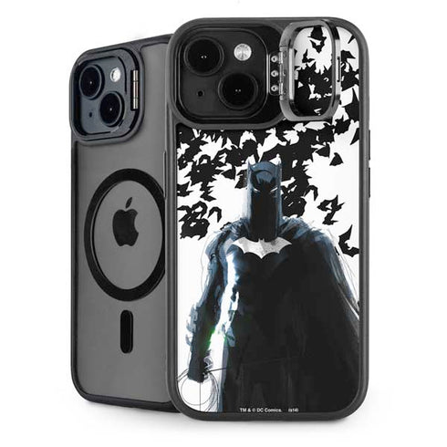 DC Comics Batman Holding batarang Art iPhone 13 Kickstand Case