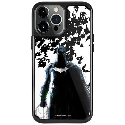 DC Comics Batman Holding batarang Art iPhone Cases