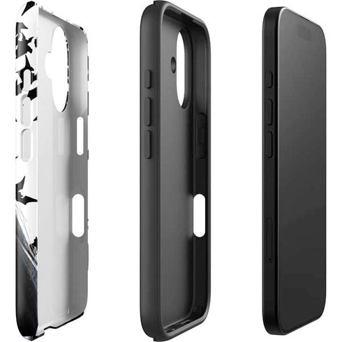 DC Comics Batman Holding batarang Art iPhone 16 Plus Impact Case