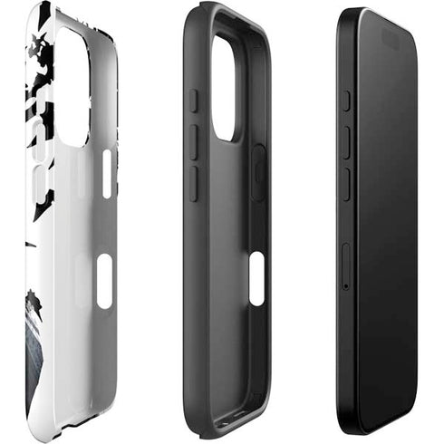 DC Comics Batman Holding batarang Art iPhone 16 Pro Impact Case
