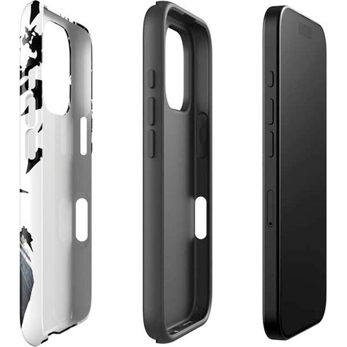 DC Comics Batman Holding batarang Art iPhone 16 Pro Max Impact Case