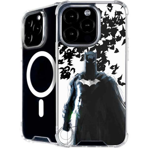 DC Comics Batman Holding batarang Art iPhone 16 Pro Max MagSafe Case
