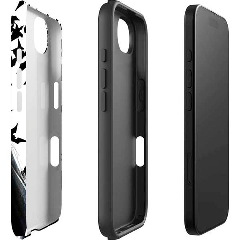 DC Comics Batman Holding batarang Art iPhone 16e Impact Case