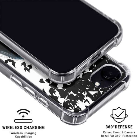 DC Comics Batman Holding batarang Art iPhone 16e MagSafe Case
