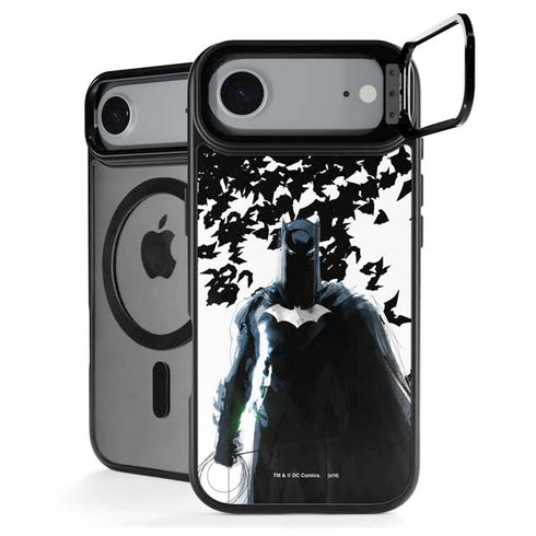 DC Comics Batman Holding batarang Art iPhone 17 Air Kickstand Case