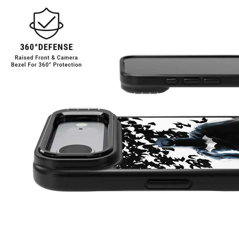 DC Comics Batman Holding batarang Art iPhone 17 Air Kickstand Case
