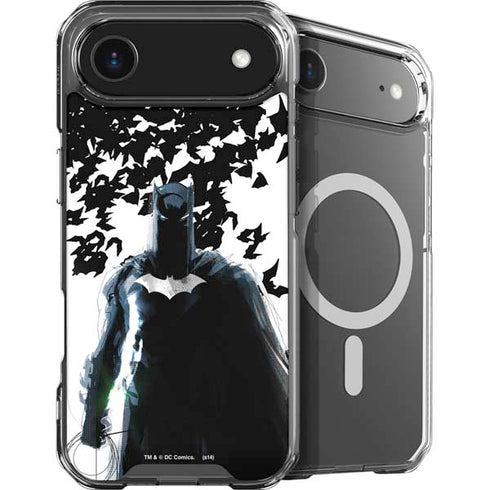 DC Comics Batman Holding batarang Art iPhone 17 Air MagSafe Case