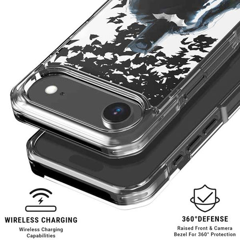 DC Comics Batman Holding batarang Art iPhone 17 Air MagSafe Case