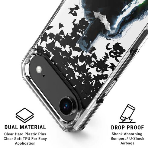 DC Comics Batman Holding batarang Art iPhone 17 Air MagSafe Case