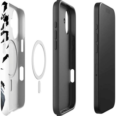 DC Comics Batman Holding batarang Art iPhone 17 Magsafe Impact Case