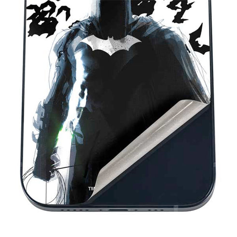 DC Comics Batman Holding batarang Art iPhone 17 Pro Skin