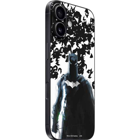DC Comics Batman Holding batarang Art iPhone 17 Skin