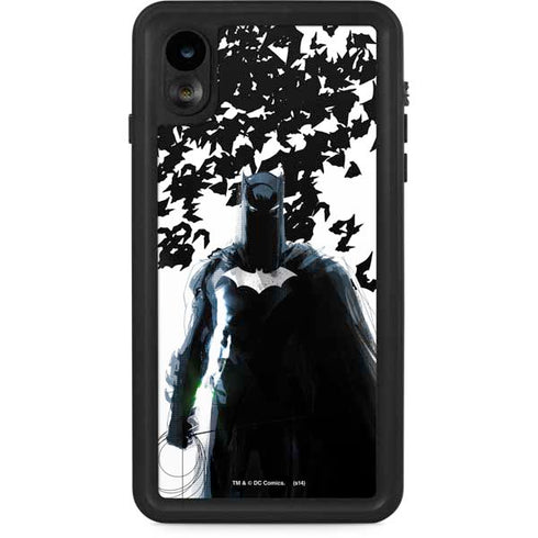 DC Comics Batman Holding batarang Art iPhone Cases