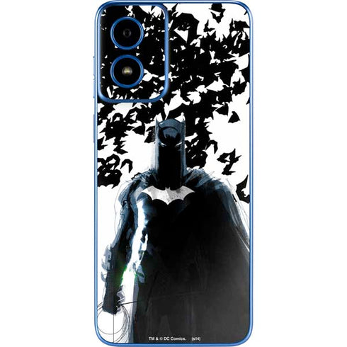 DC Comics Batman Holding batarang Art Moto G Play 4G (2024) Skin