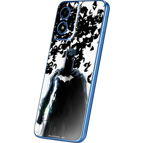 DC Comics Batman Holding batarang Art Moto G Play 4G (2024) Skin