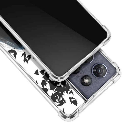 DC Comics Batman Holding batarang Art Moto G Play 5G (2025) Clear Case