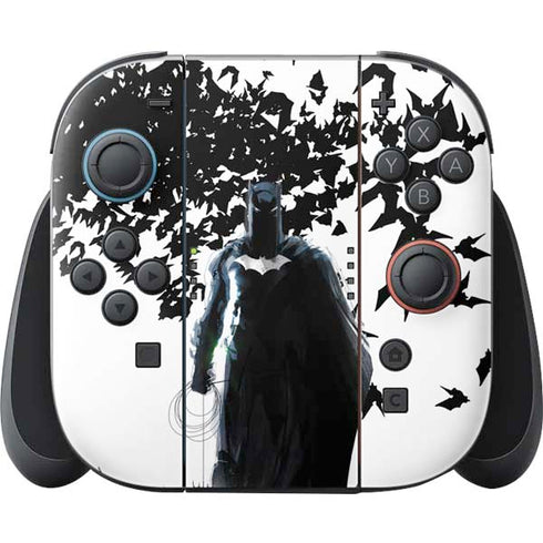DC Comics Batman Holding batarang Art Nintendo Skins