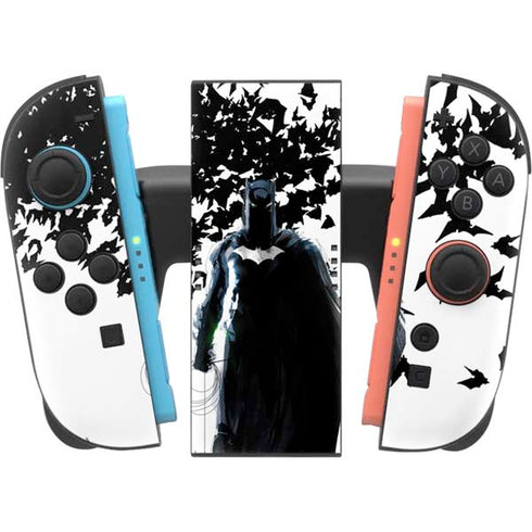 DC Comics Batman Holding batarang Art Nintendo Switch 2 (2025) Joy-Con Controller Skin