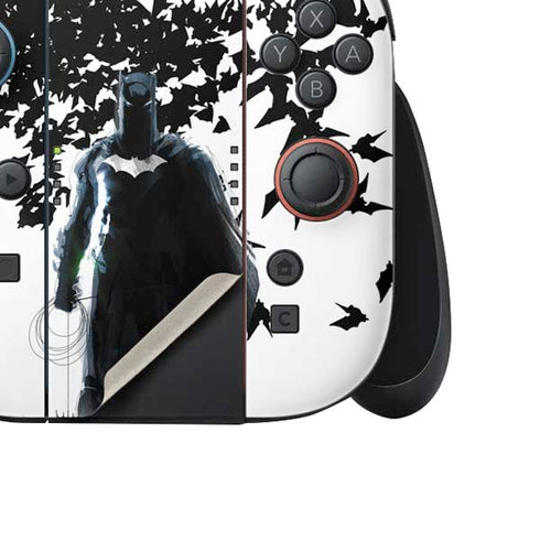 DC Comics Batman Holding batarang Art Nintendo Switch 2 (2025) Joy-Con Controller Skin