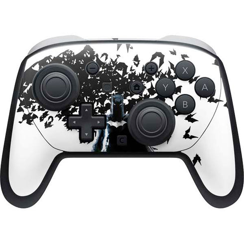 DC Comics Batman Holding batarang Art Nintendo Skins