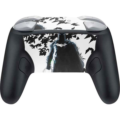 DC Comics Batman Holding batarang Art Nintendo Switch 2 (2025) Pro Controller Skin