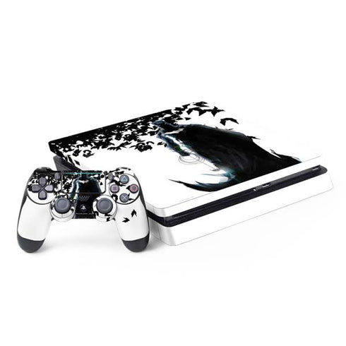 DC Comics Batman Holding batarang Art PlayStation PS4 Skins