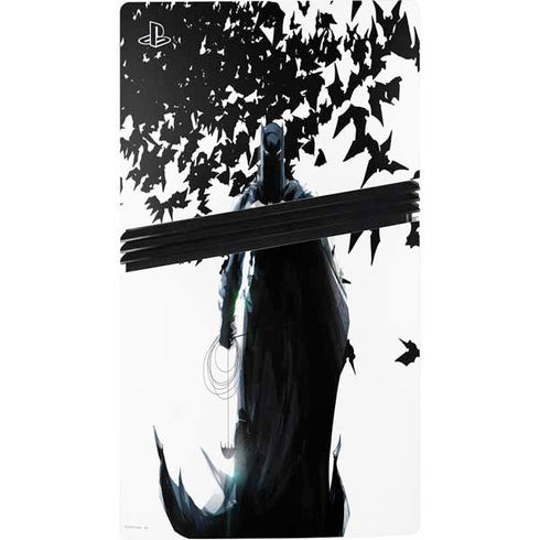 DC Comics Batman Holding batarang Art PS5 Pro Console Skin