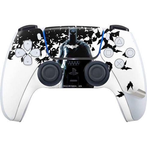 DC Comics Batman Holding batarang Art PS5 Pro Disk Bundle Skin