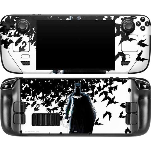 DC Comics Batman Holding batarang Art Steam Deck Handheld Gaming Computer OLED Skin
