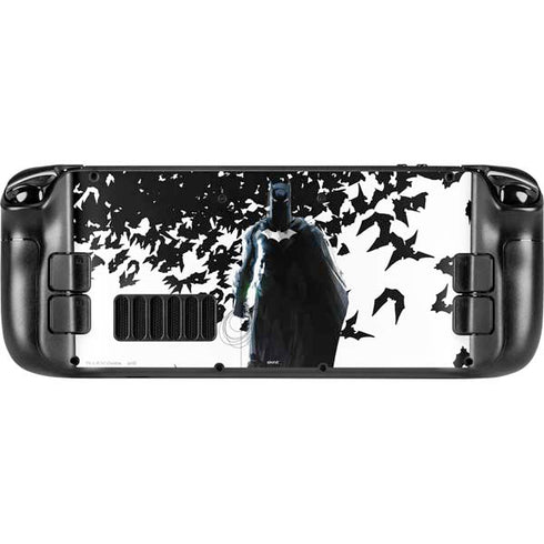 DC Comics Batman Holding batarang Art Steam Deck Handheld Gaming Computer OLED Skin